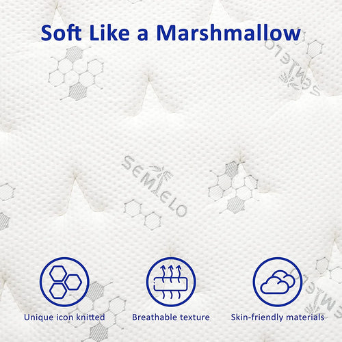 10 Inch Medium Firm Memory Foam Hybrid Mattress R564629