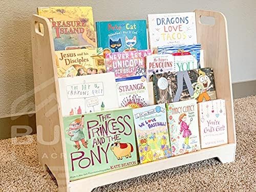 Large Montessori Wooden Bookshelf O33824