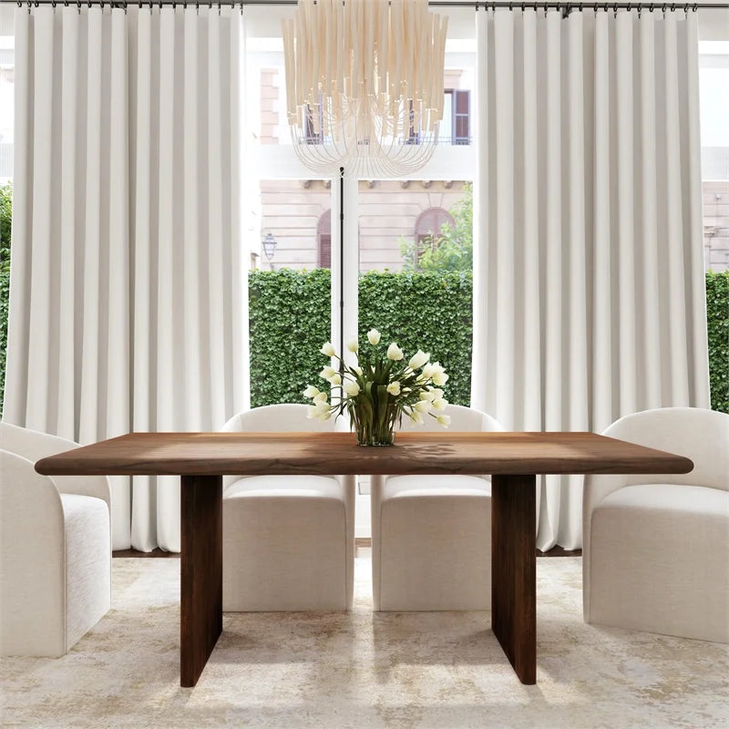 Wood Dining Table in Brown F314
