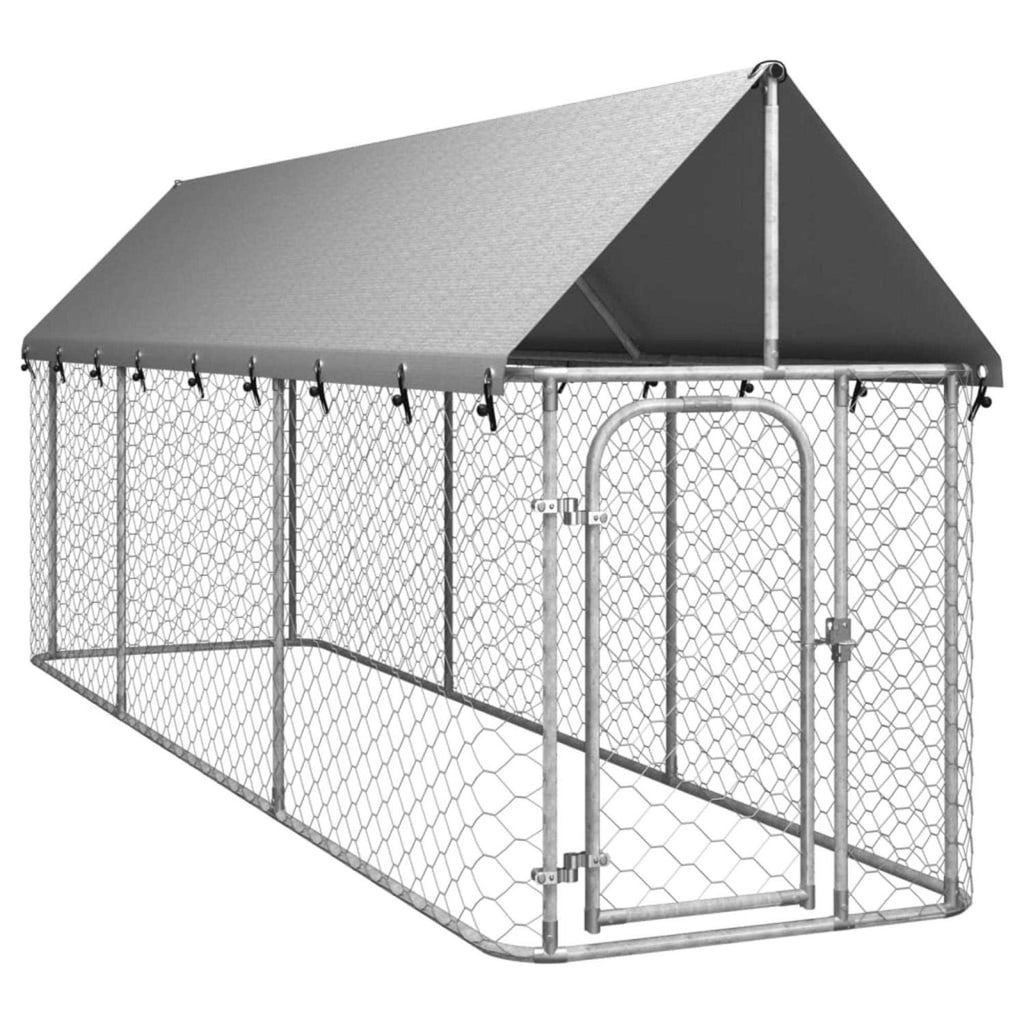 Outdoor Dog Kennel with Roof Z8128