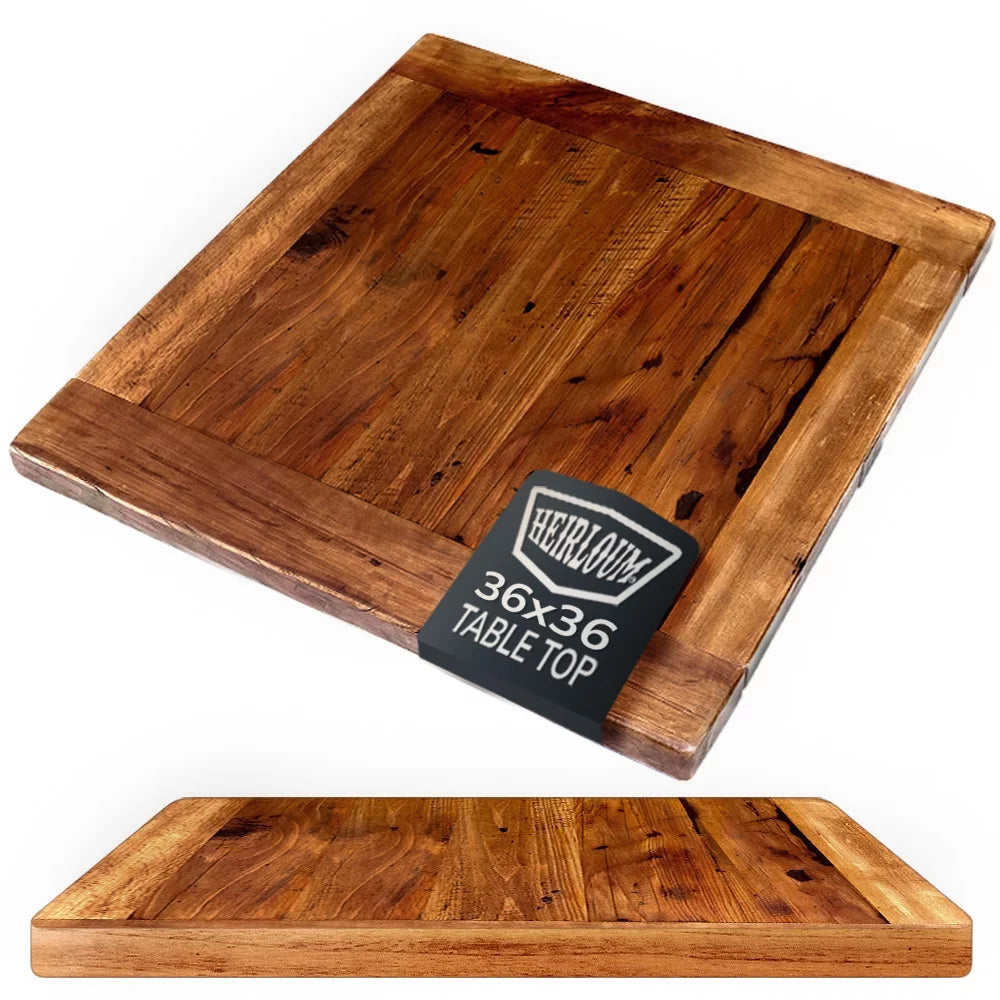 Reclaimed Wood Table Top 36" x 36" L14952