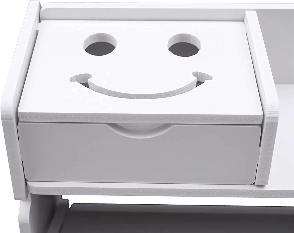White 2 Tier Shoe Cabinet O930174