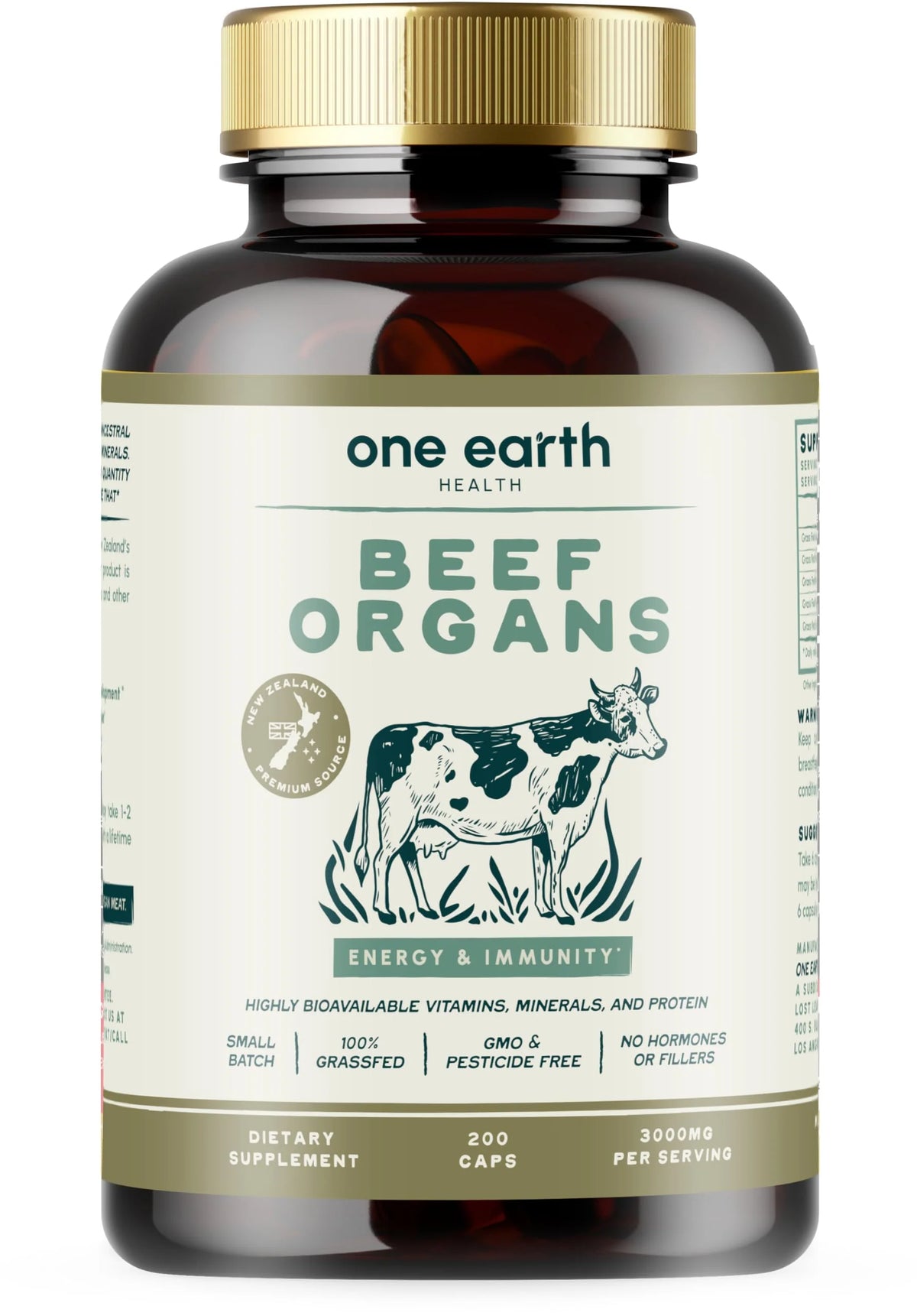 100% Grass Fed Beef Organs Supplement K136231