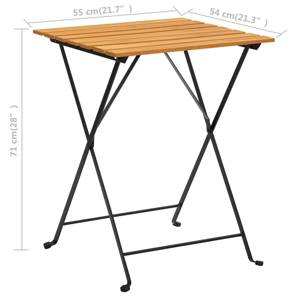 Solid Acacia Wood Bistro Table E69460