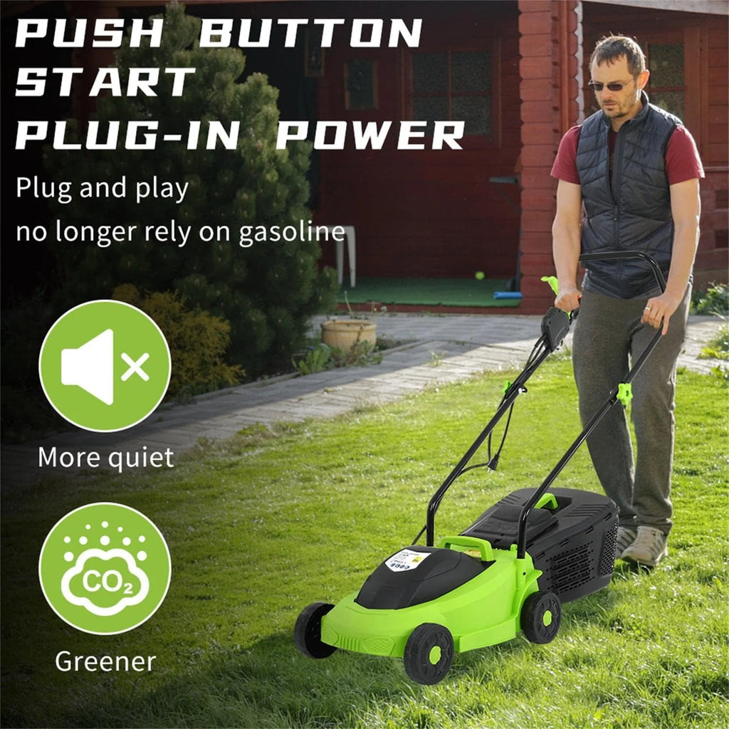 13-inch 12-Amp Electric Lawn Mower with 25L Collection Box R833507