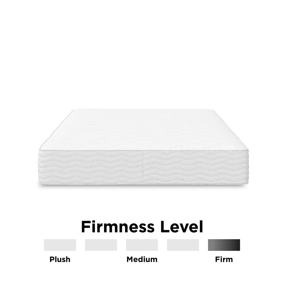6 Inch Polyester Fill Mattress, Twin Size S6398