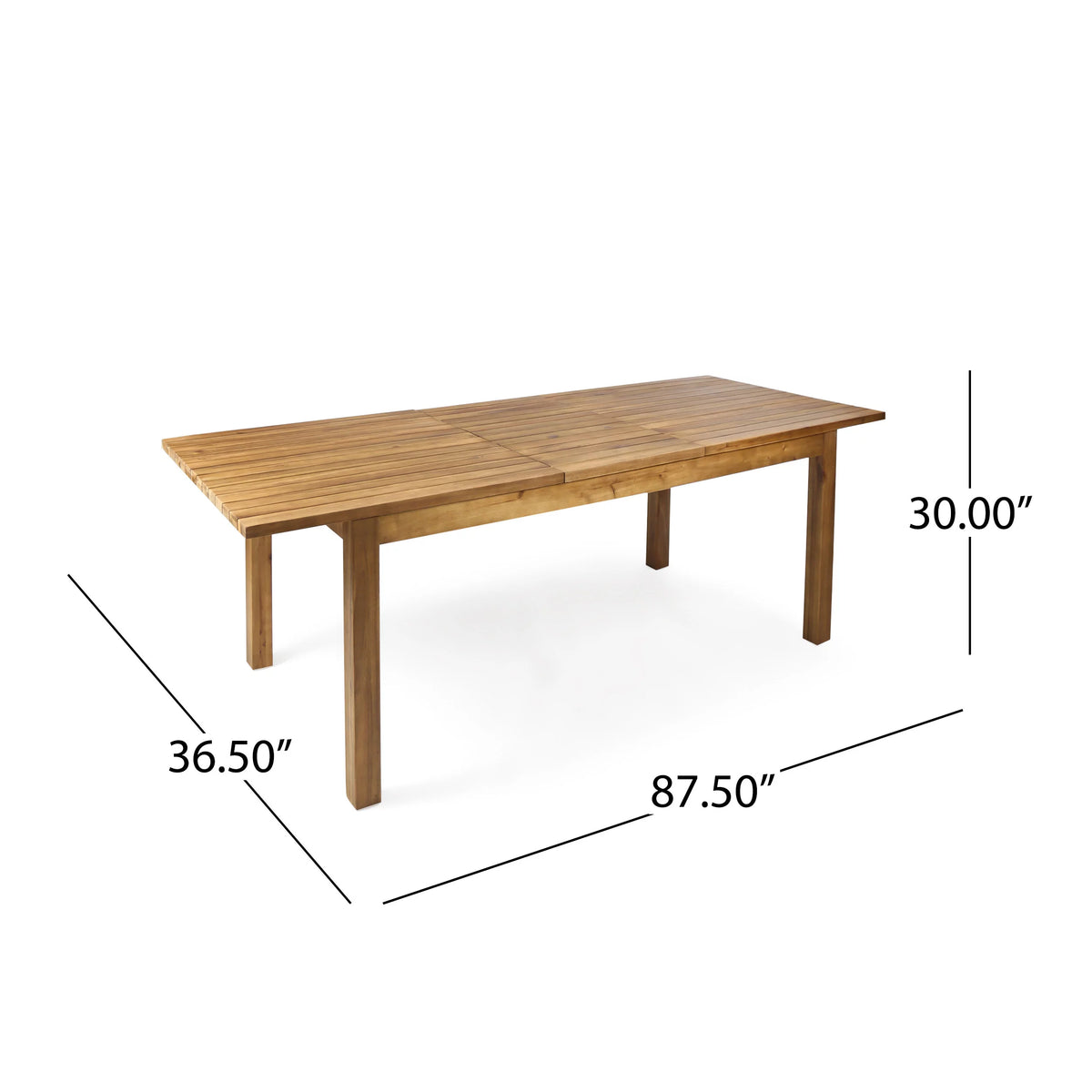 Acacia Wood 9 Piece Expandable Dining Set P6143