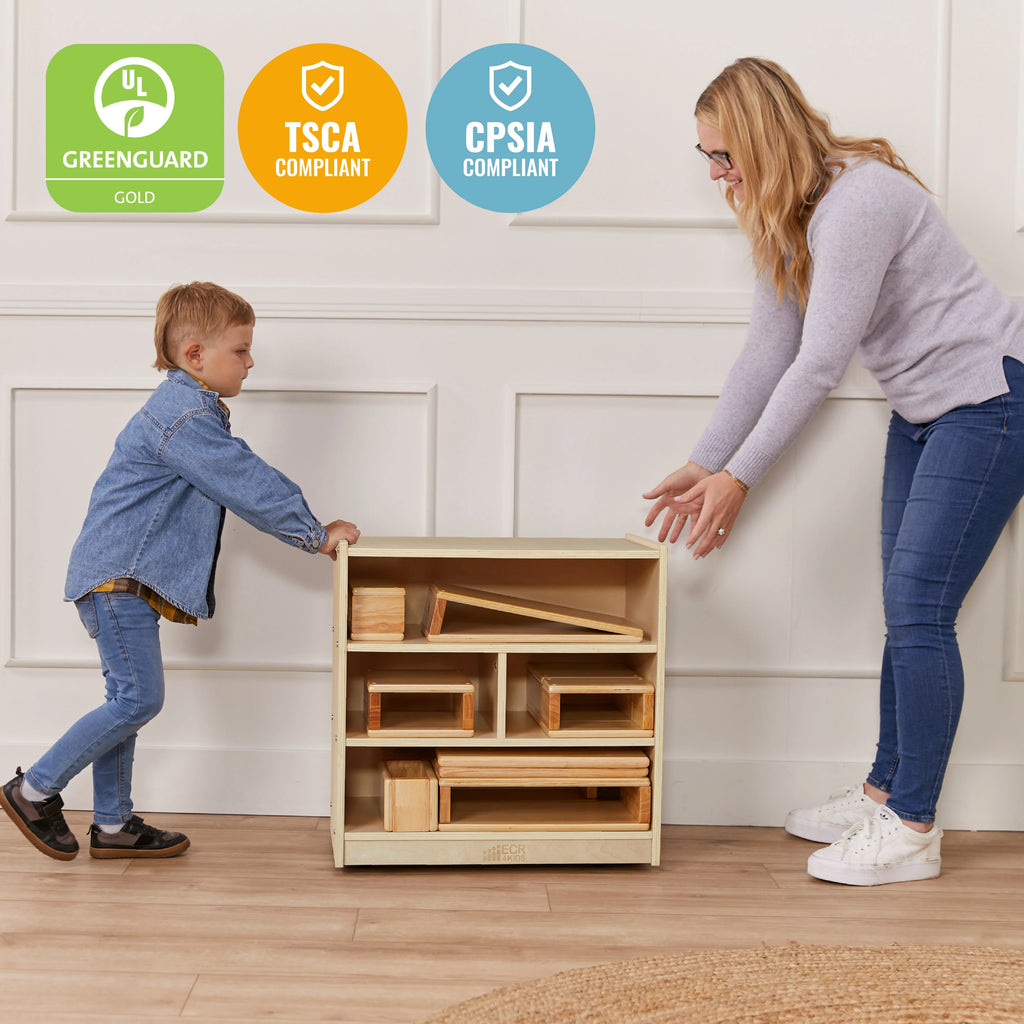 Mobile Block Storage Cart B2159