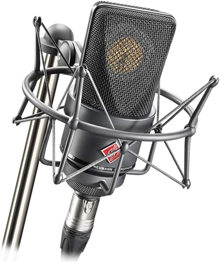 Black Condenser Microphone with Headphones & XLR Cable B918