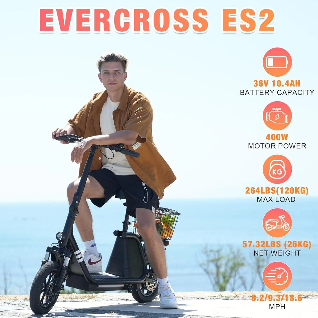 Electric Scooter with Seat O84801