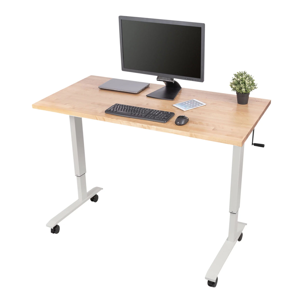 Adjustable Height 60"W Rolling Standing Desk Q2885