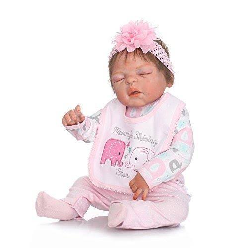 Full Body Silicone Vinyl Reborn Baby Girl Doll T742252