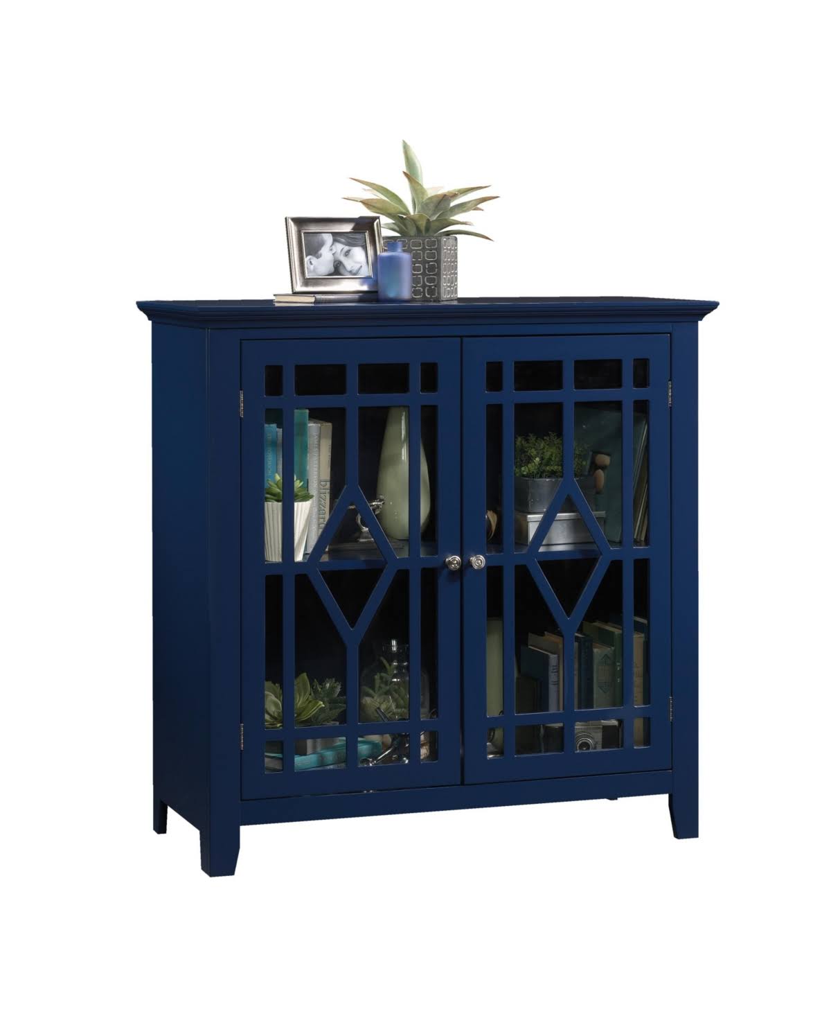 Indigo Blue Display Cabinet Q390