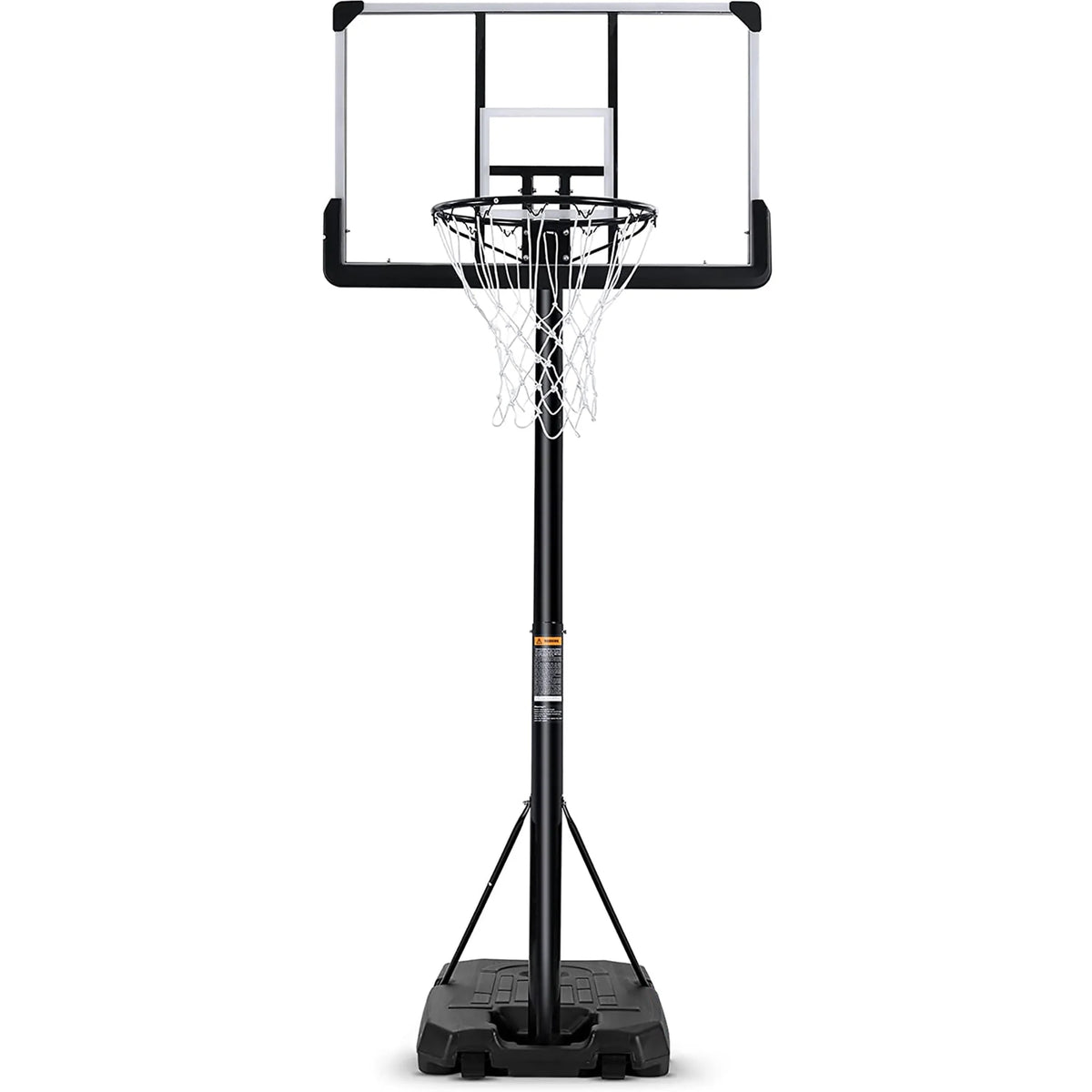 Portable Adjustable Basketball Hoop with 44 inch PVC Backboard N98242