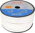 Commercial Grade 18 AWG 500 Foot Spool White Electrical Wire Z1001