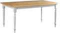 Rectangular Wooden Dining Table with Turned Legs K607