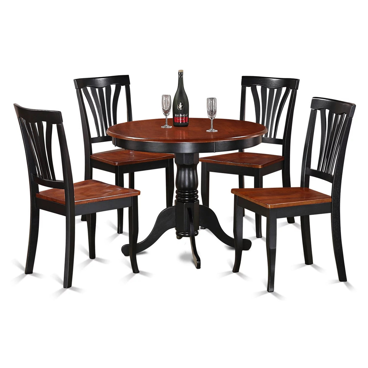5 PC Small Kitchen Table and 4 Dining Chairs Y2551