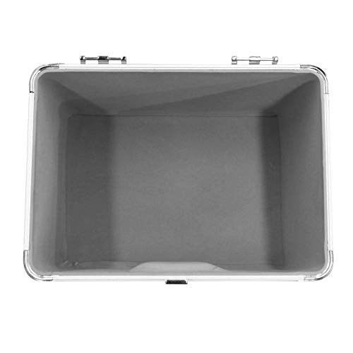 Black Stackable Record Utility Case for 70 12" Vinyl Records O6956