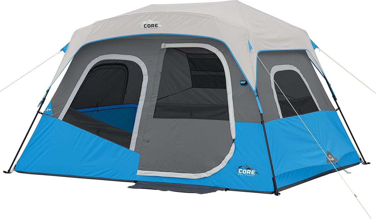 6 9 10 12 Person Lighted Instant Cabin Tents Q74524