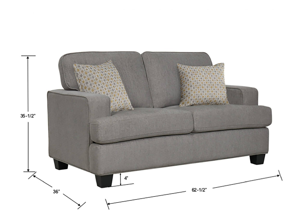 Grey Loveseat E5746