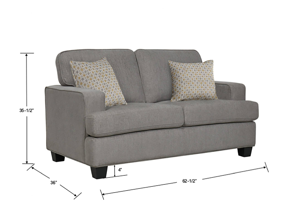Grey Loveseat E5746