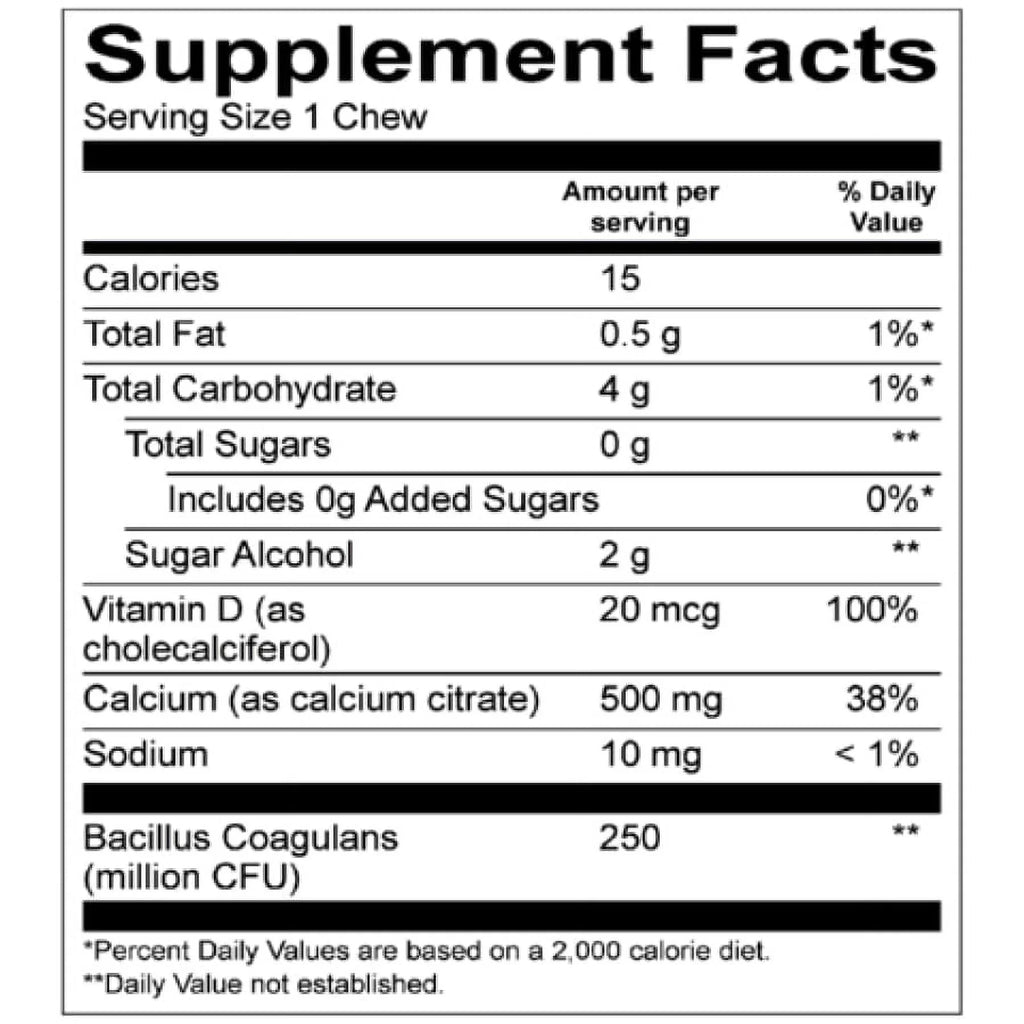 Chewable Bariatric Multivitamin with Iron and Calcium Citrate N4393