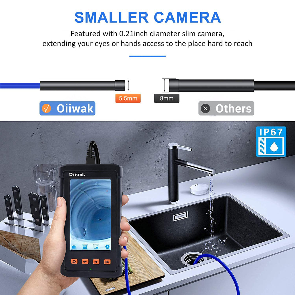 5.5mm Waterproof 1080P HD Borescope Inspection Camera N74039