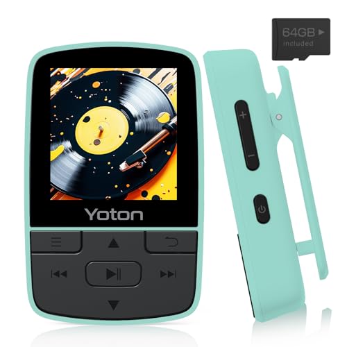 MP3 Player with Bluetooth, 64GB, FM Radio, Earphones Included W876818