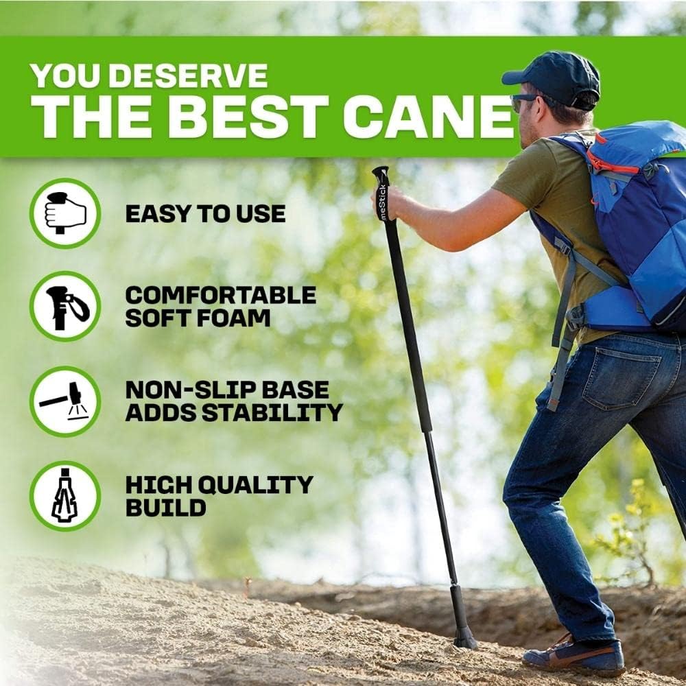 Lightweight Adjustable Walking Cane B41366