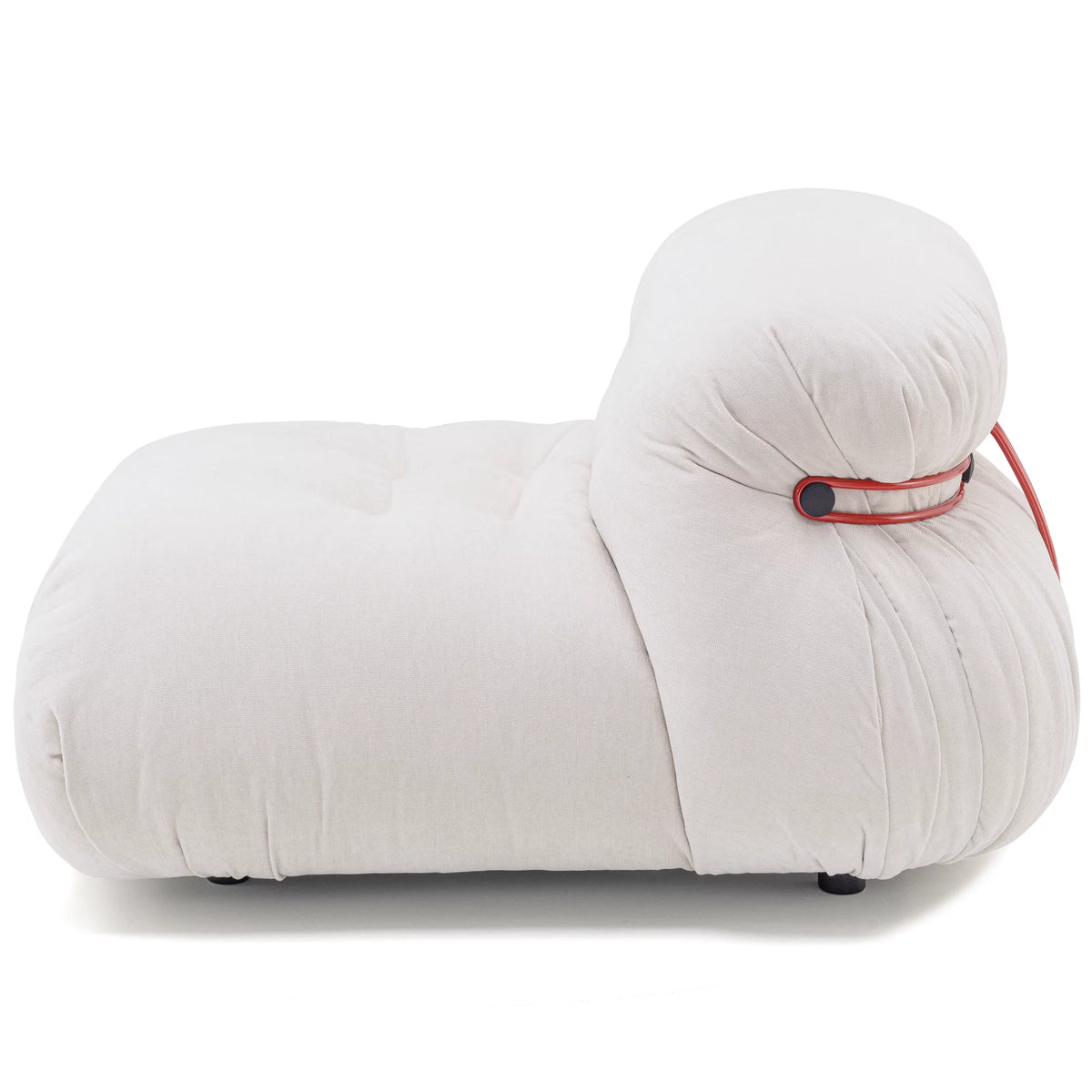 White Armless Bean Bag Sofa B260689
