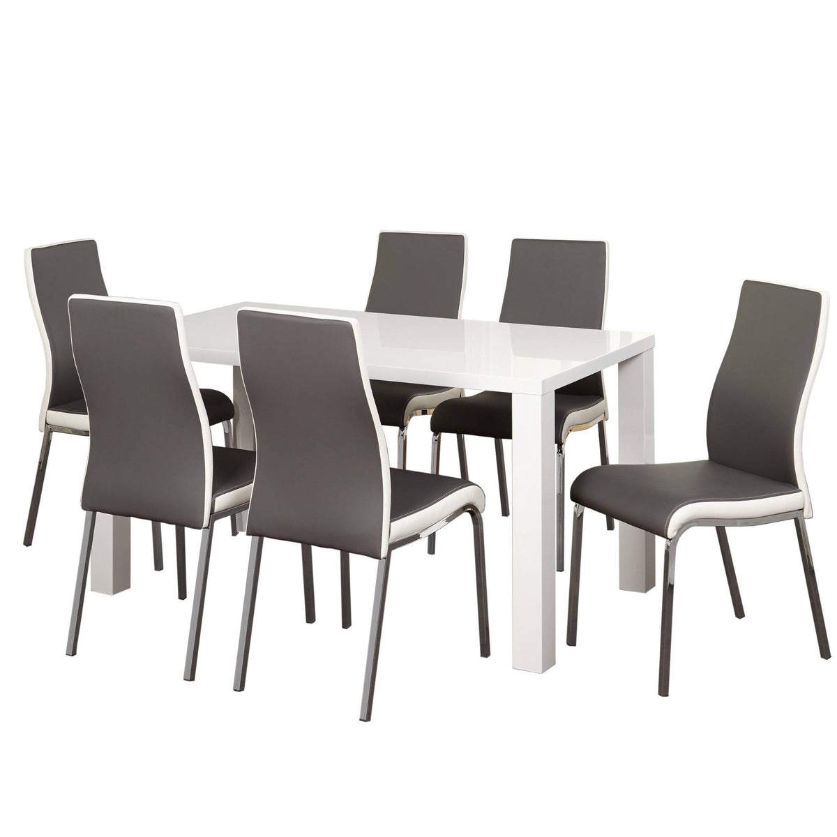 7-Piece Gray Dining Sets O23855