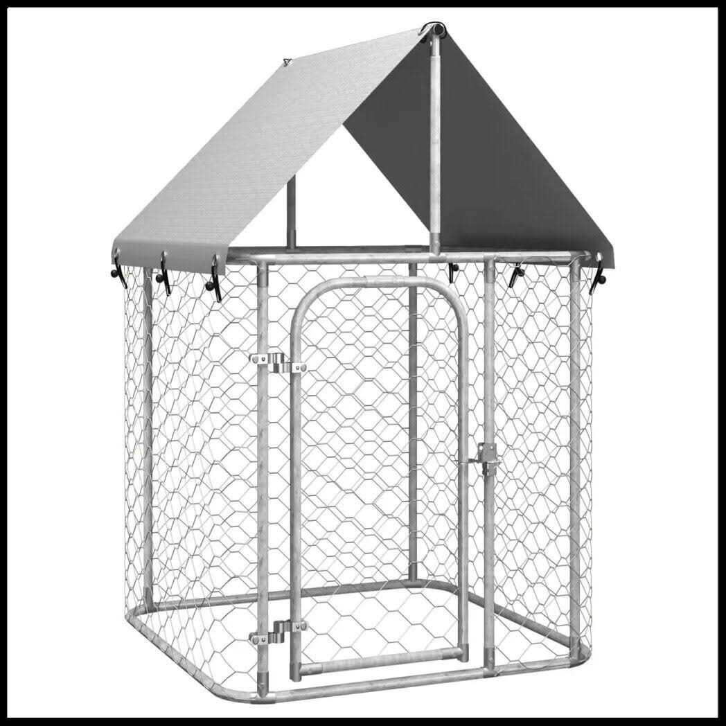 Outdoor Dog Kennel with Roof Z8128