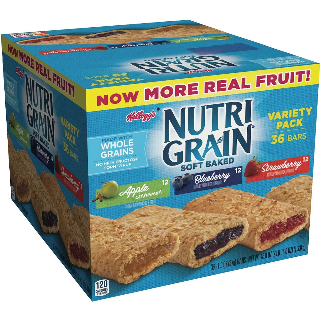 Cereal Bars Variety Pack 1.3 oz 36-Count H338