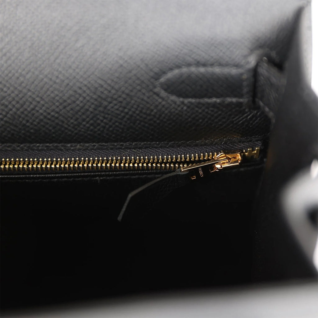 Black Epsom Leather Bag A394353