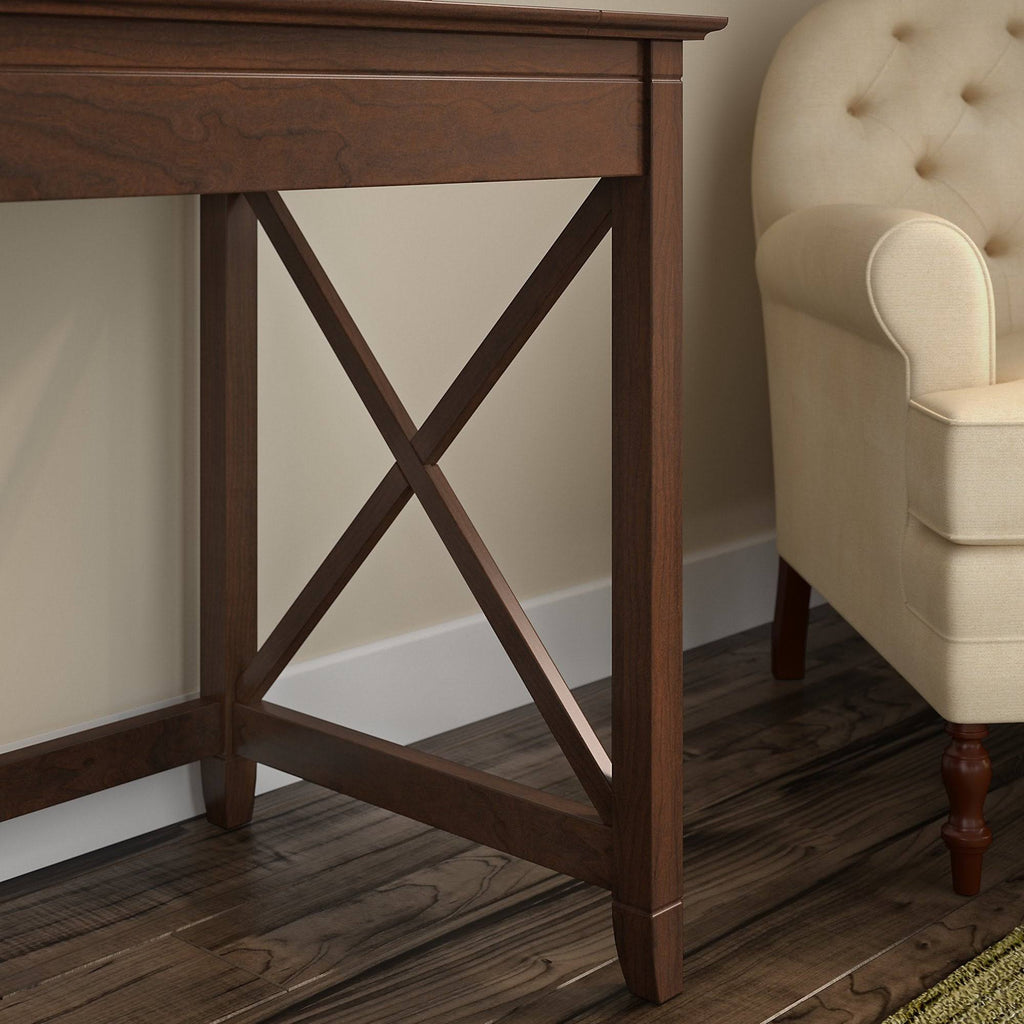 48-Inch Writing Desk with Lateral File Cabinet G38444