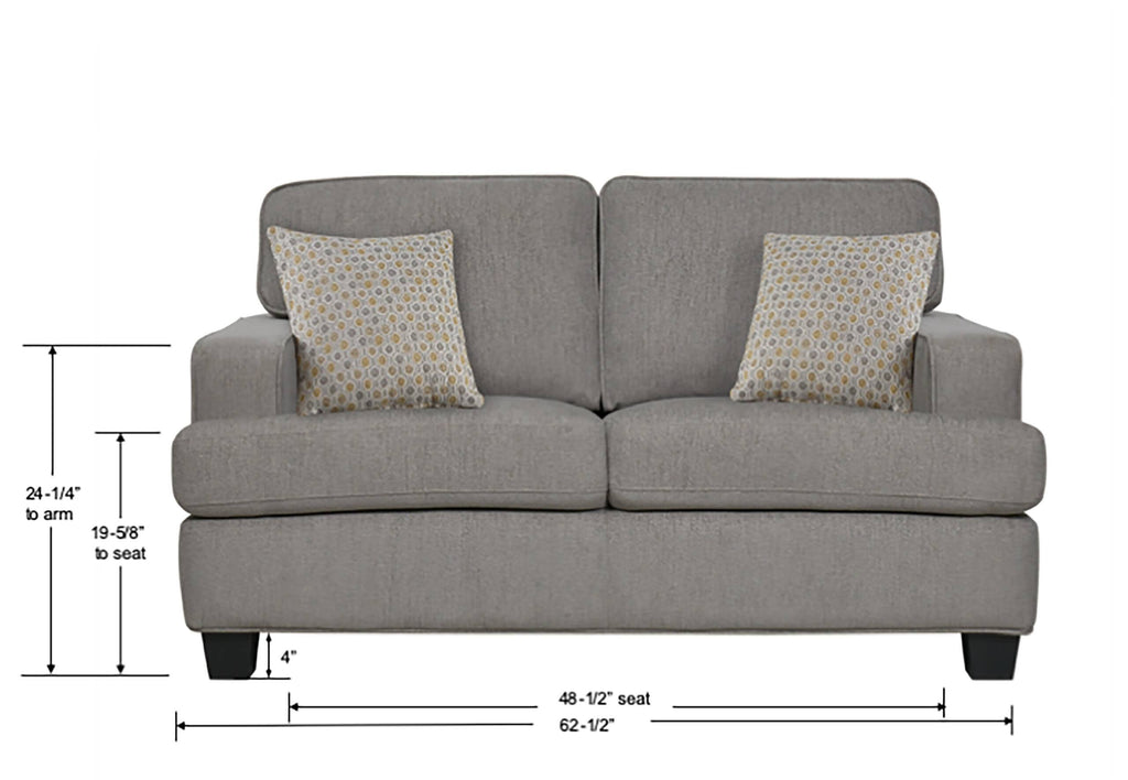 Grey Loveseat E5746