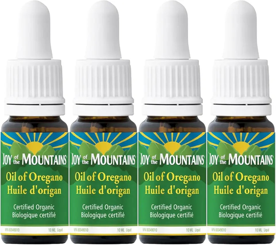 Oil of Oregano Liquid with Dropper Cap, 10ml, Pack of 4 U123