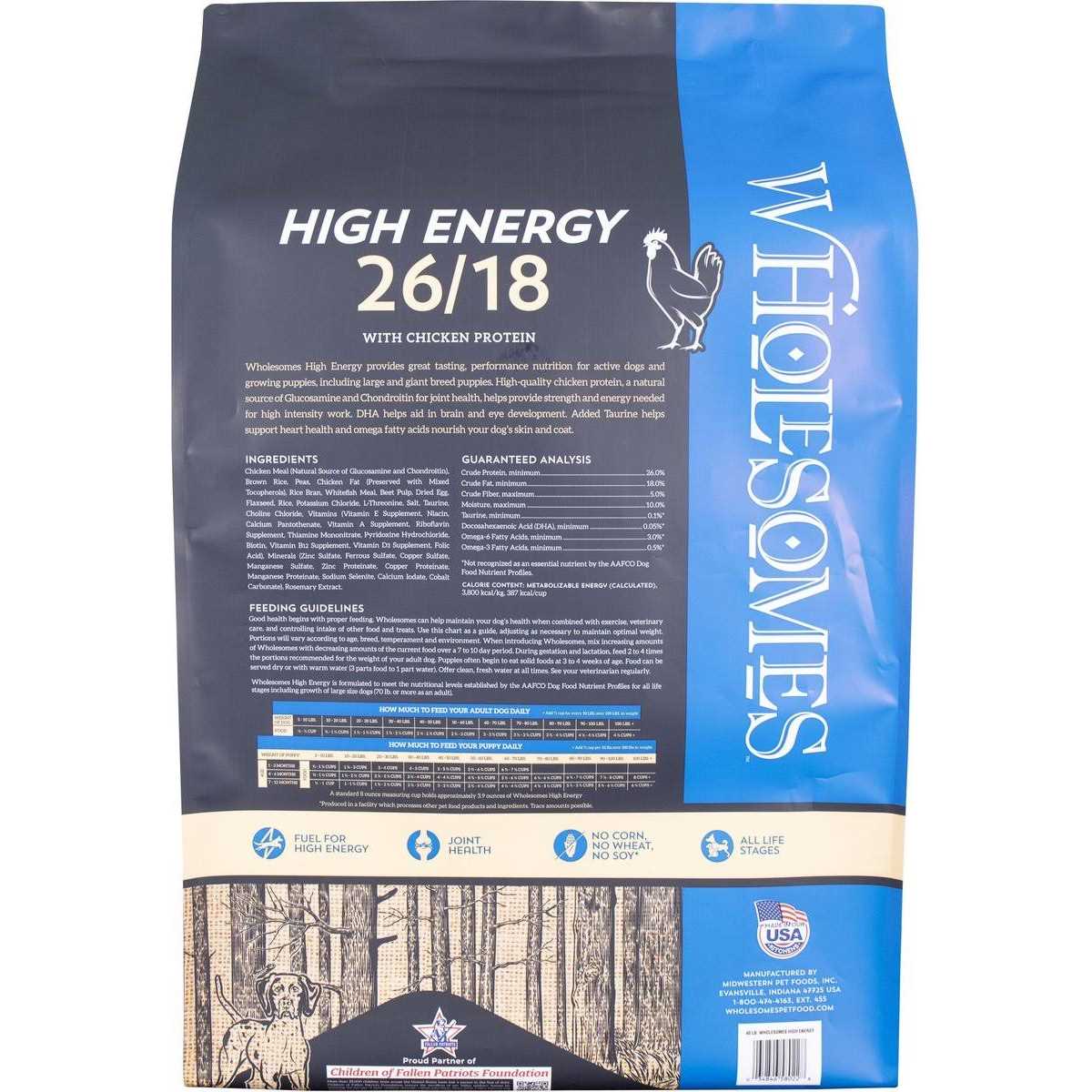 High Energy Dry Dog Food F483