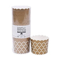 Large Metallic Gold Paper Baking Cups, 500 Pack K6107