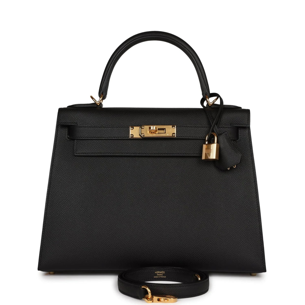 Black Epsom Leather Bag A394353