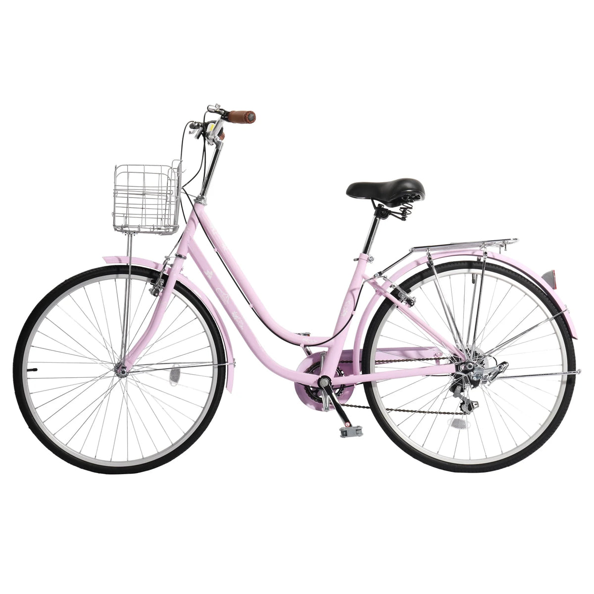 Pink 26in 7 Speed City Bike O36684