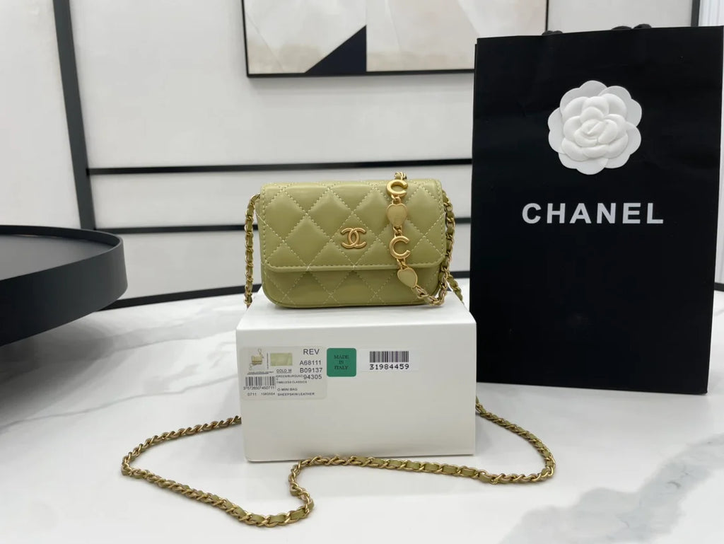 Distressed Green Women's Bags F735886