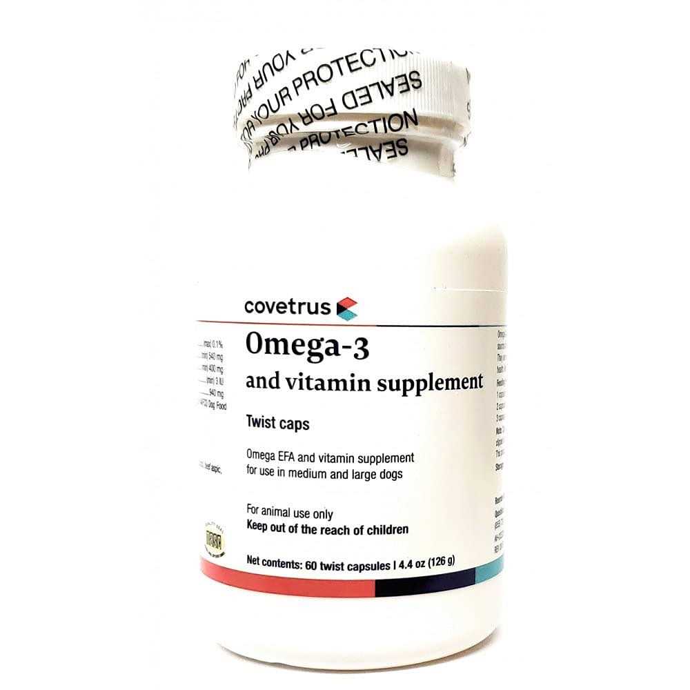 Omega 3 Plus Twist Tips for Medium to Large Dogs 60 Capsules S953251