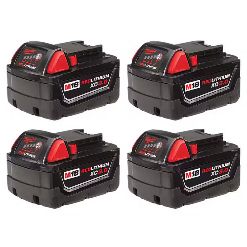 18-Volt Lithium-Ion 3.0Ah Battery Pack 4-Pack O98891