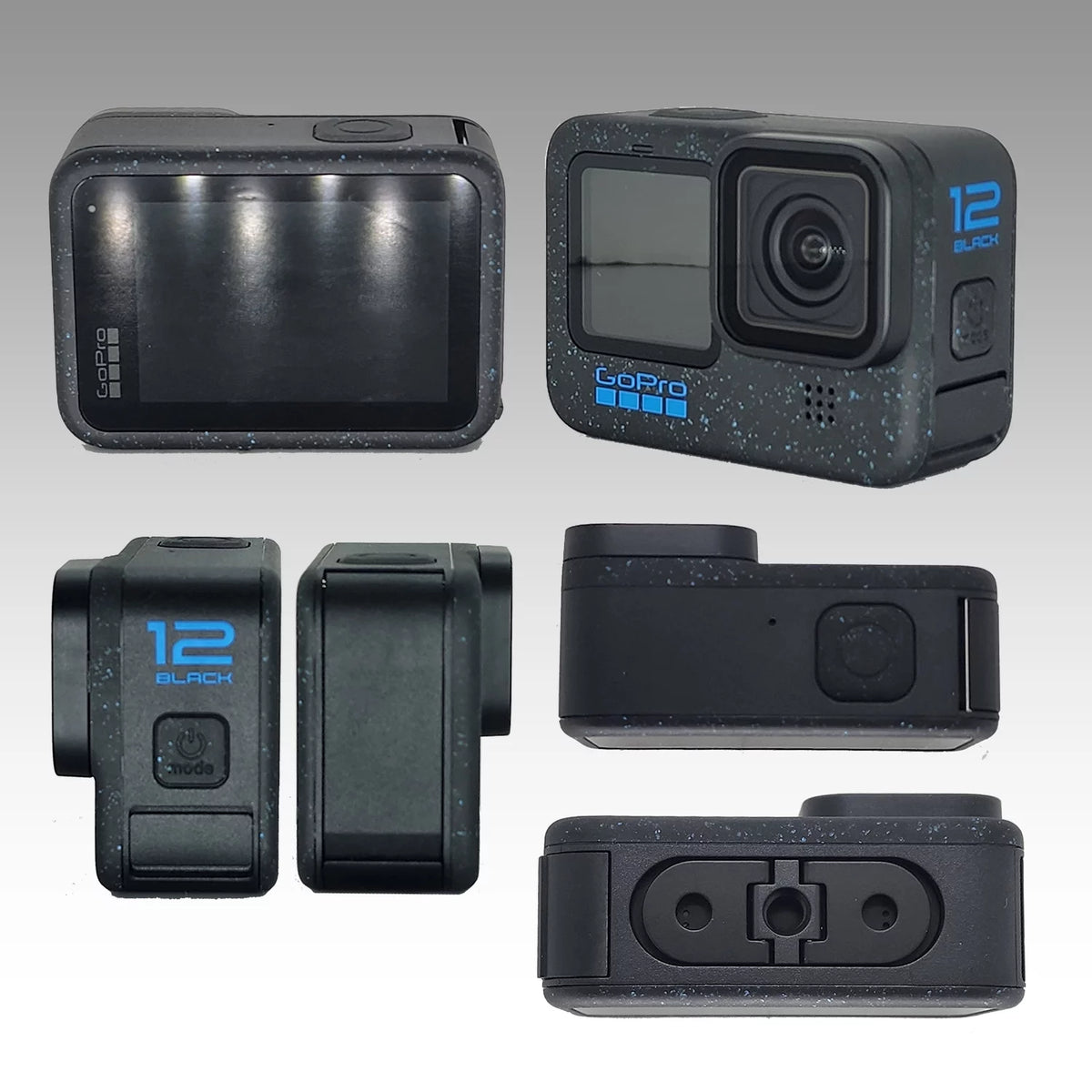 GoPro Hero 12 Bundle with 64GB Memory Card, 2x Batteries, Underwater Housing P6083