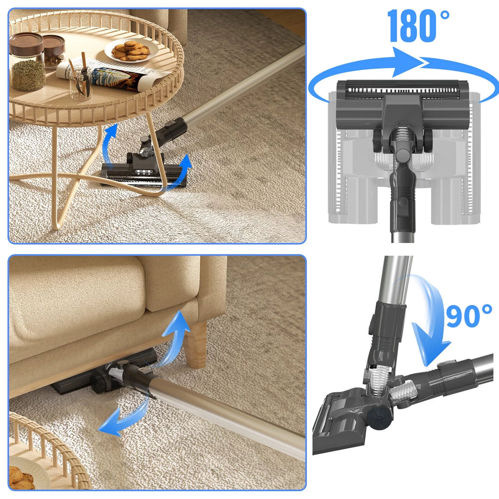 Cordless Vacuum Cleaner, 22Kpa Stick Vacuum Z427