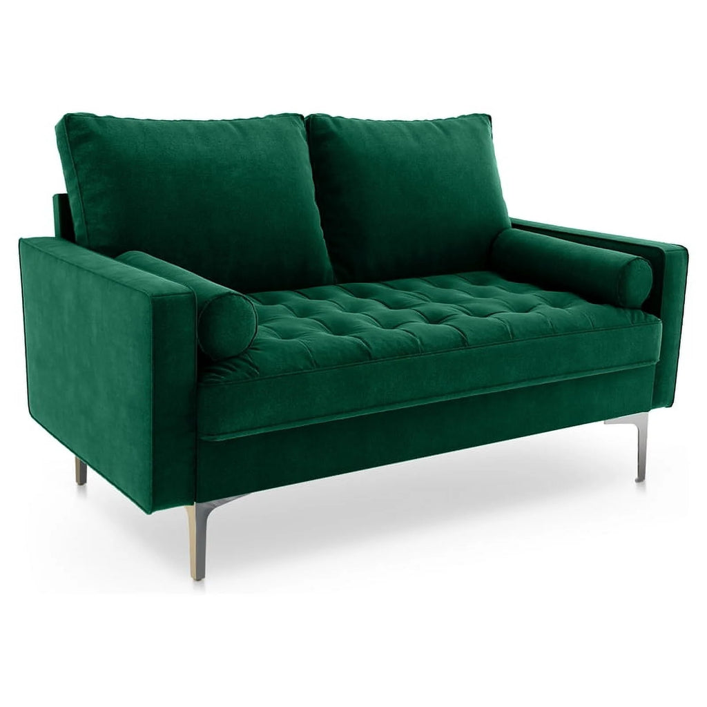 Green Velvet Loveseat A1400
