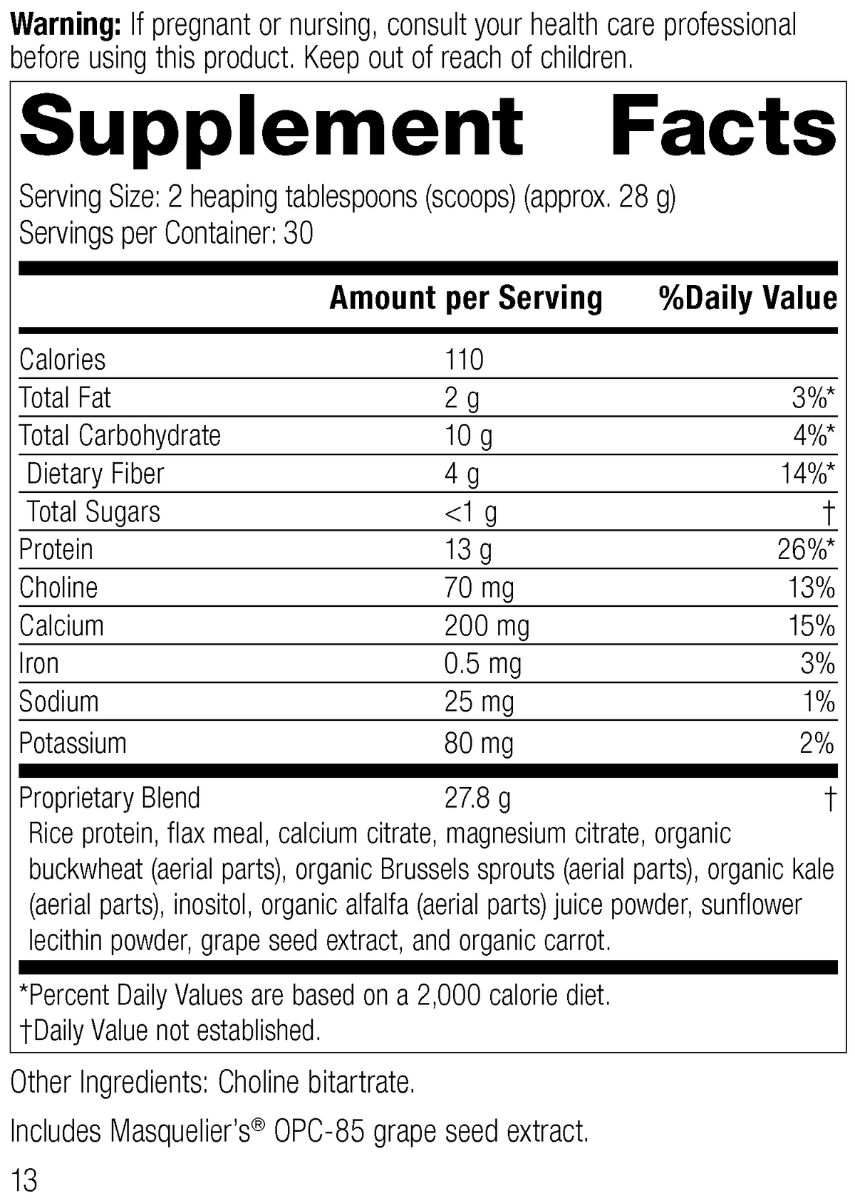 Dairy Free 32 oz P465302