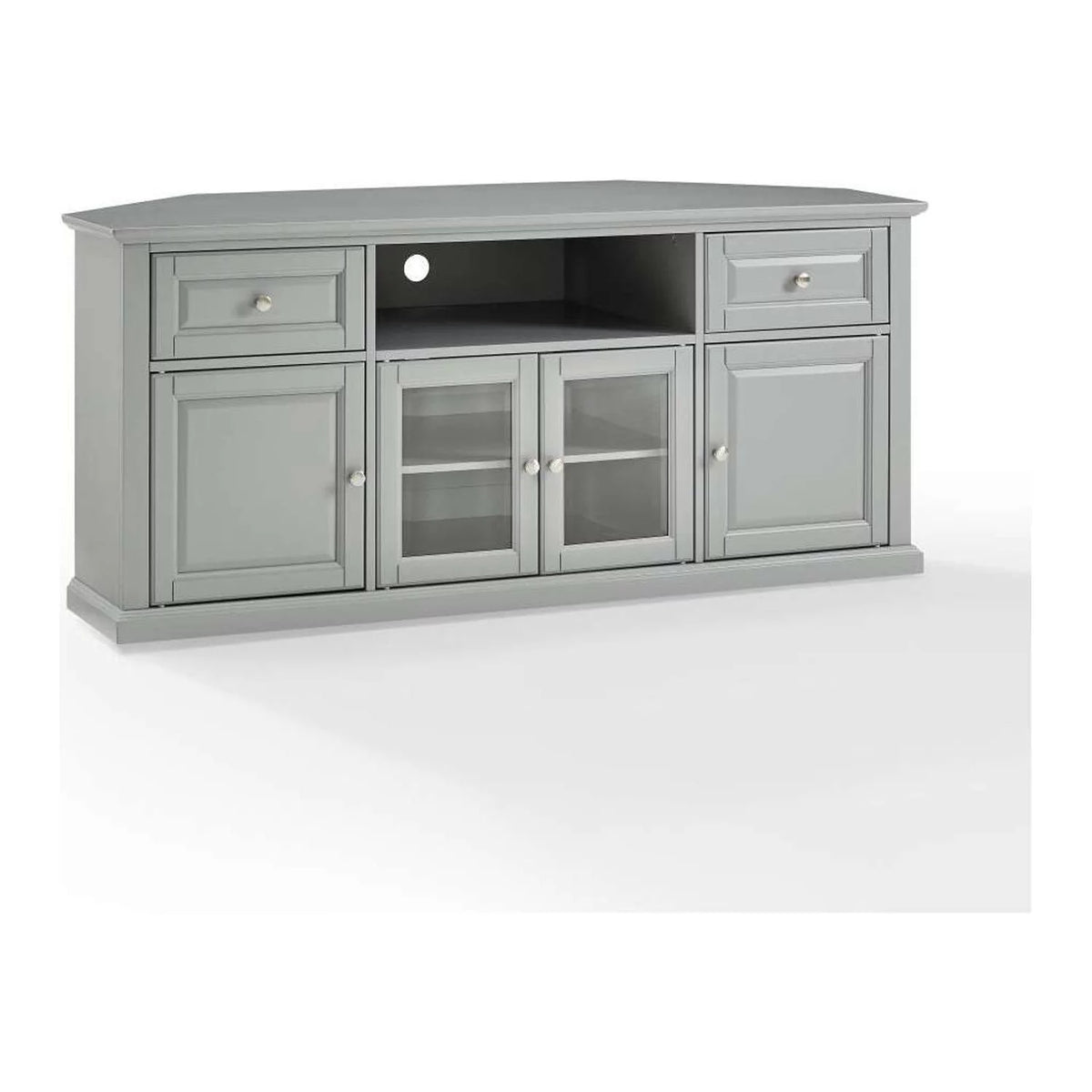 Gray Wood TV Stand P369