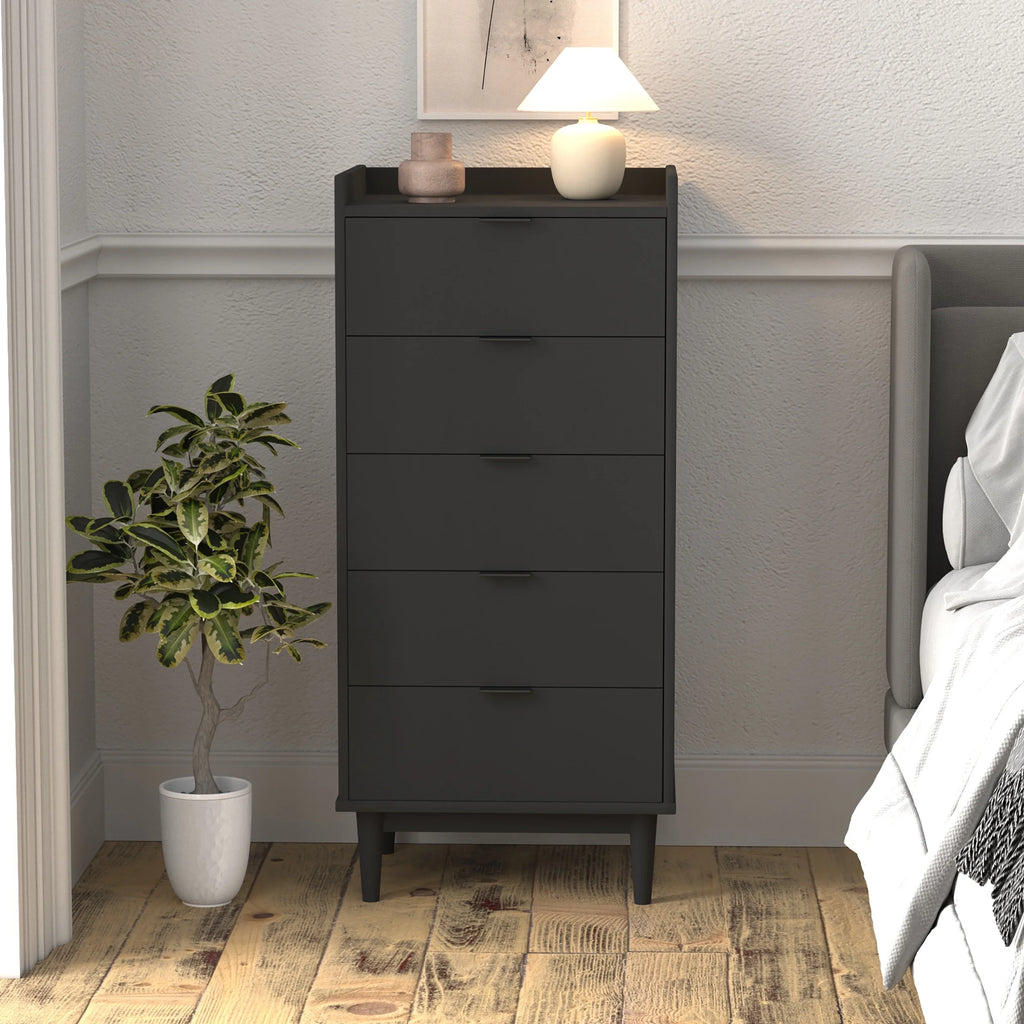 Black 5-Drawer Dresser A534983